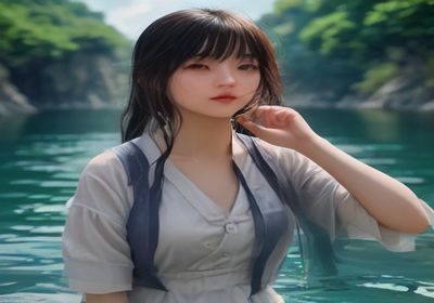 台湾本土制作风格的女性演员在城市街景中自然行走，台普氛围浓郁、光线温暖、生活感十足，体现台湾女优的邻家气质